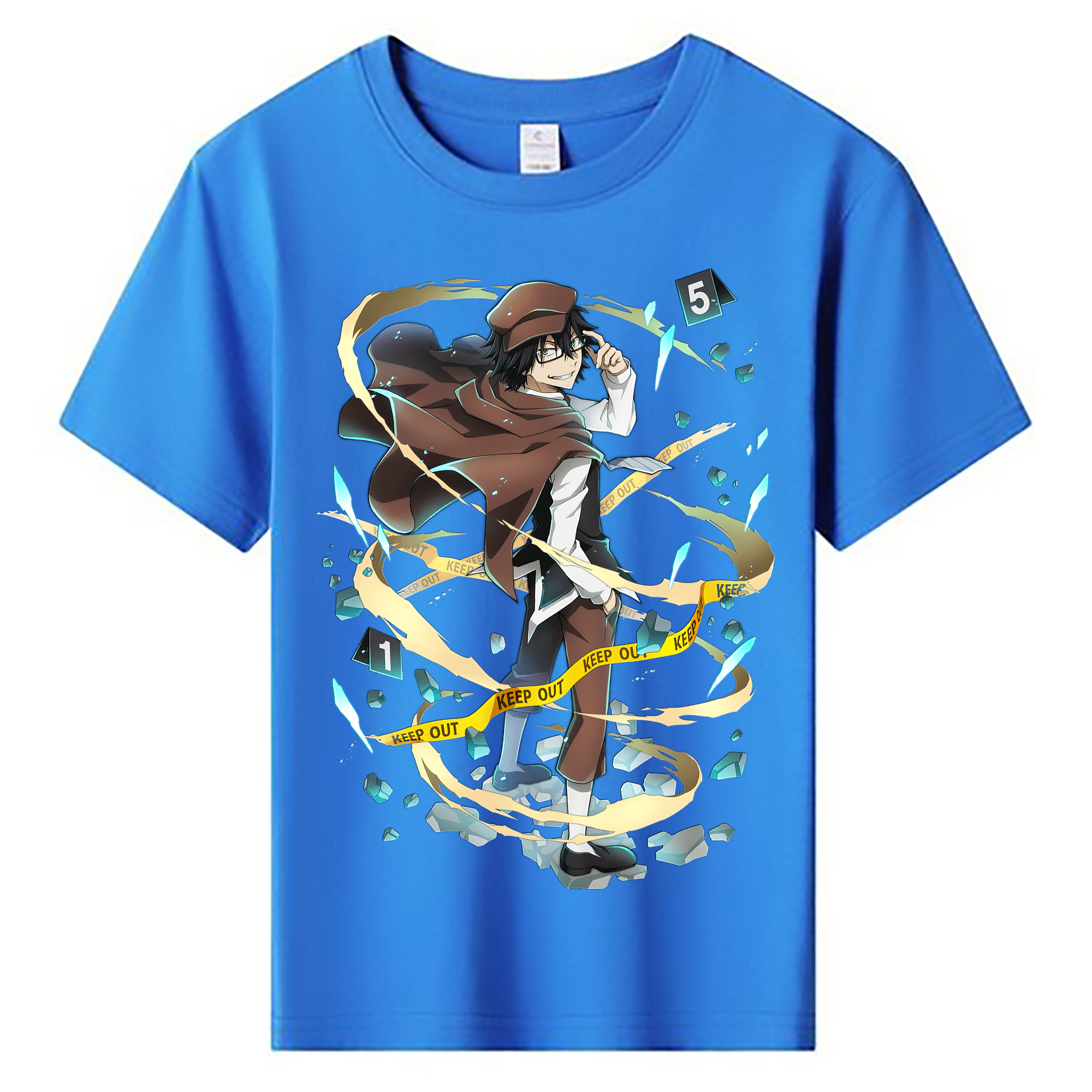 （画像用） 文豪ストレイドッグス Bungo Stray Dogs 綿100％キッズTシャツ（フロントプリント）